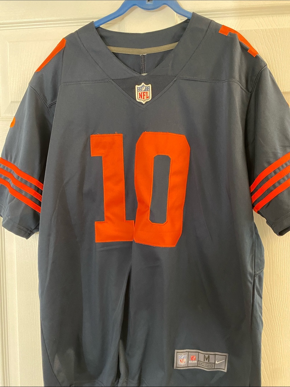 Men's Chicago Bears #10 Burden III Football Jersey